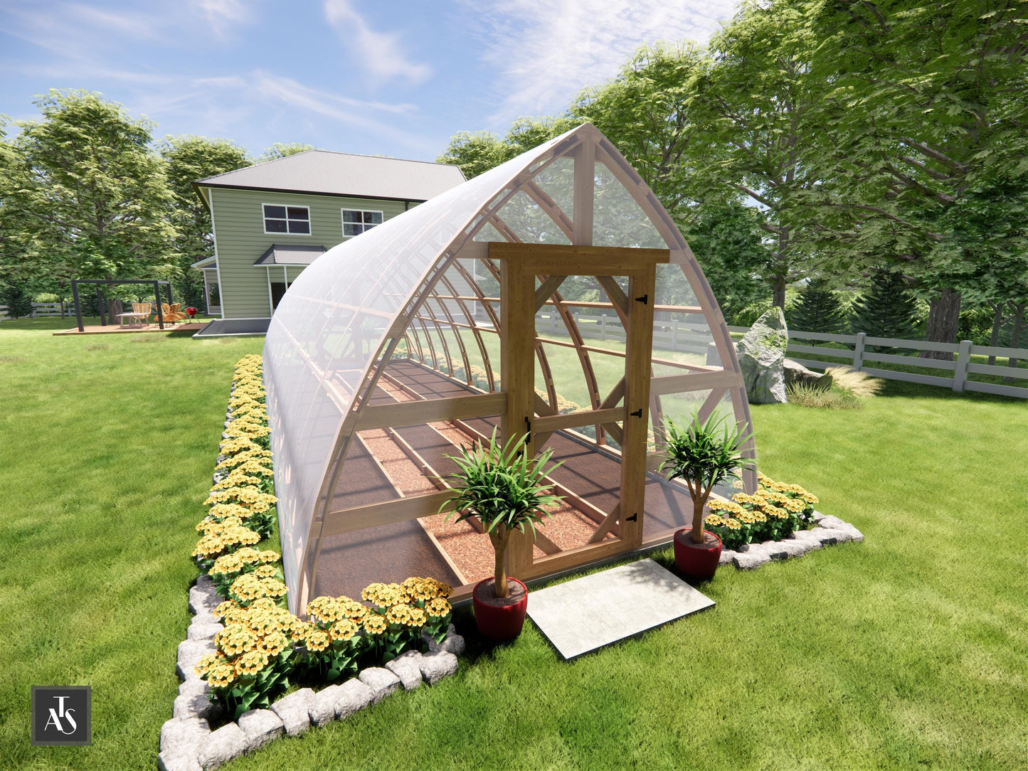 Hoop Greenhouse Plans DIY Greenhouse With material list Gothic arch Easy Greenhouse Plans Bow Roof Greenhouse Bow Shed